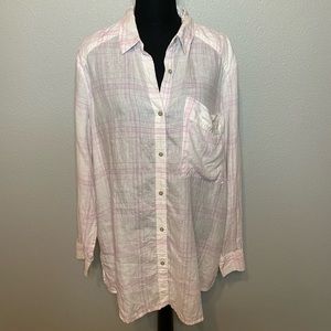 Free People linen shirt